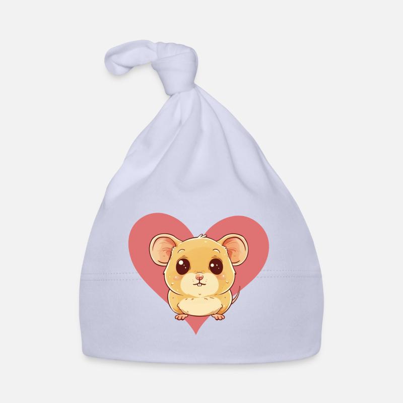 Maus Nagetier Mäuschen Baby Bio-Mütze