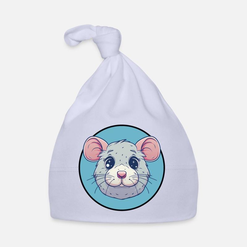 Mäuse Mäusezähnchen Käse Baby Bio-Mütze