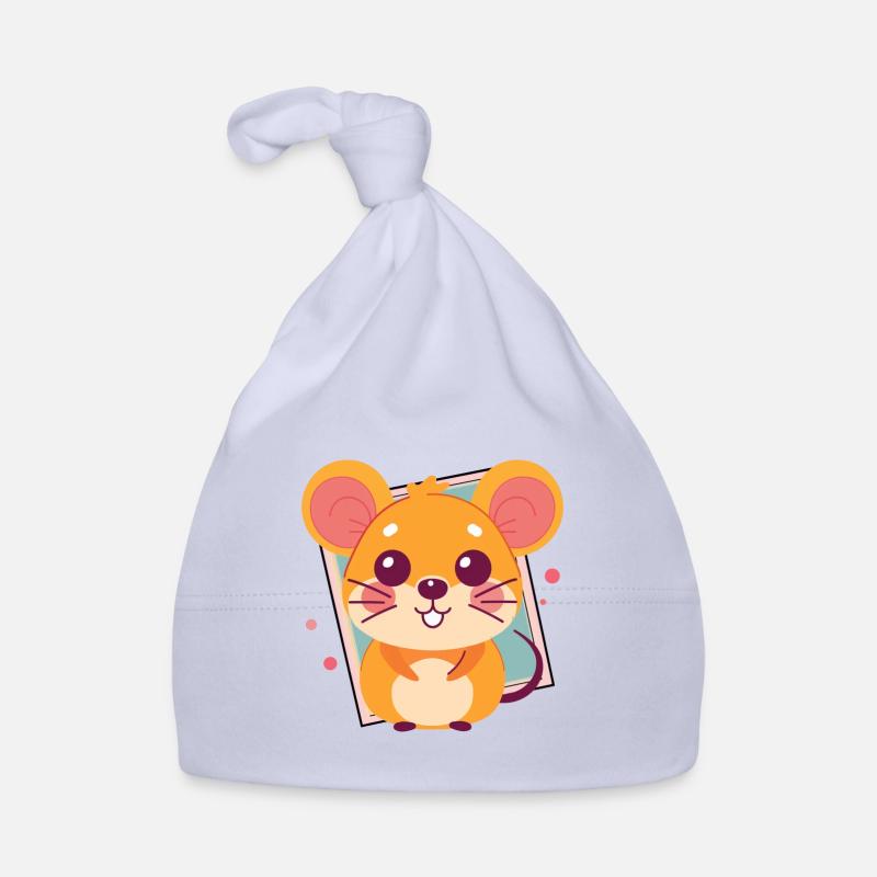 Mice Mouse Mouse Organic Baby Cap