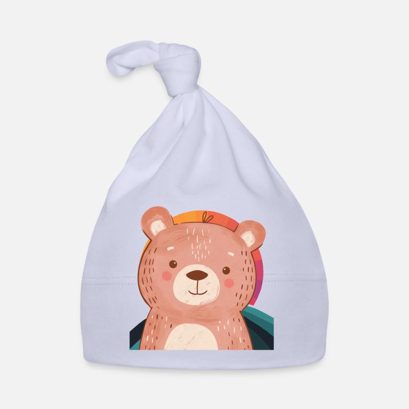 Baer Teddybär Braunbär Baby Bio-Mütze