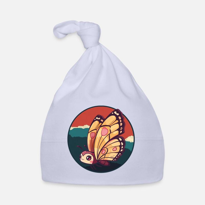 Butterfly Butterfly Spring Organic Baby Cap