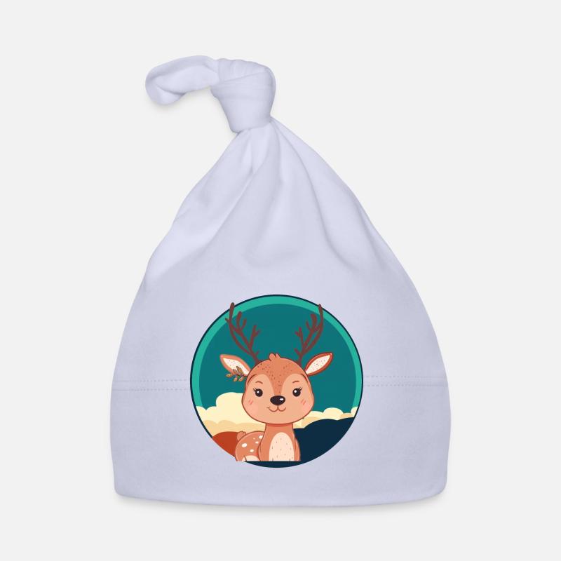 Deer Roe Deer Organic Baby Cap