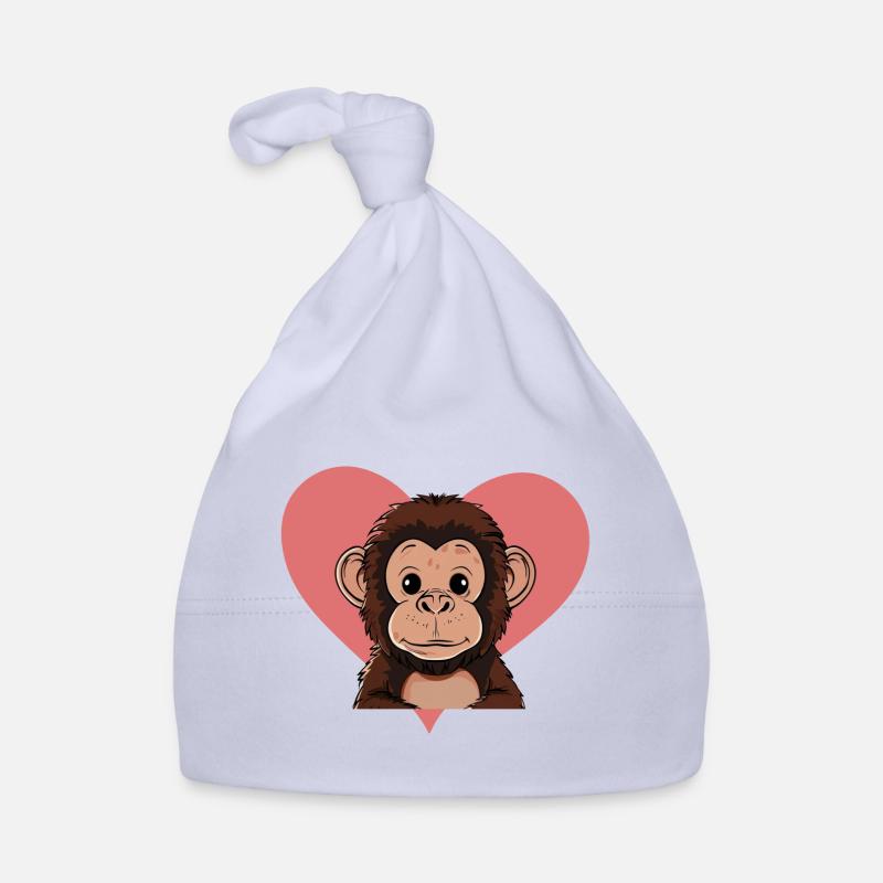 Monkey Zoo Animal Monkey Bonnet bio Bébé