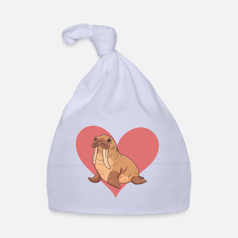 Walrus Sea Creatures Sea Creatures Organic Baby Cap