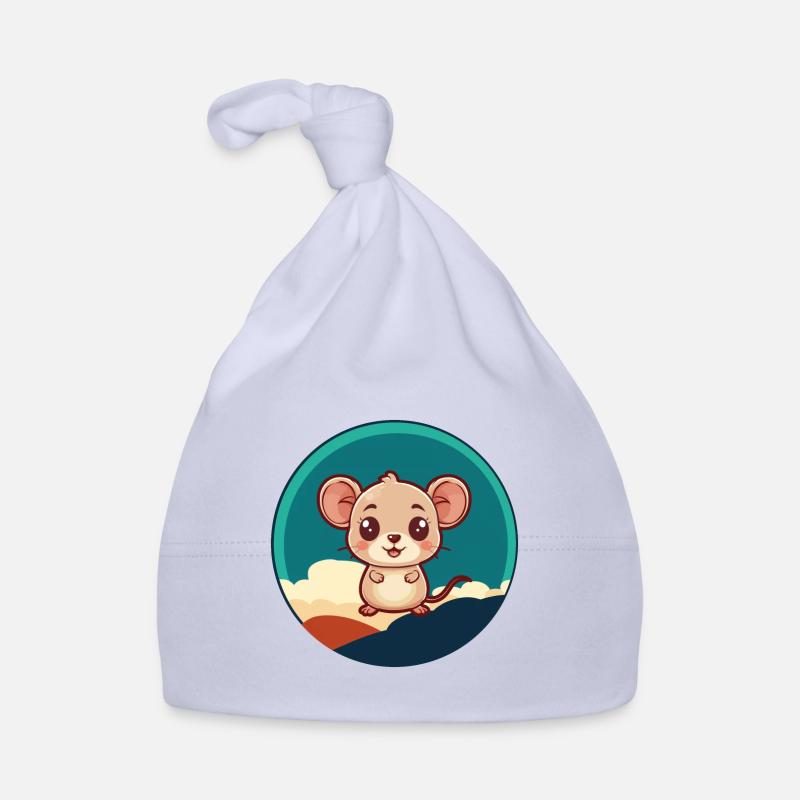 Mice Cheese Organic Baby Cap