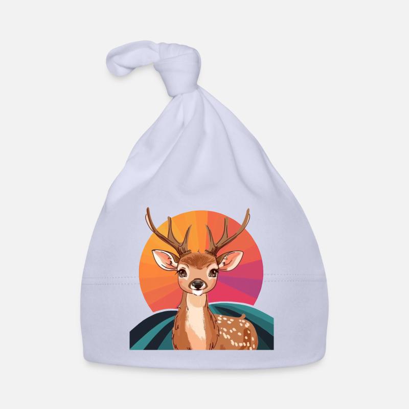 Hirsch Waldbewohner Reh Baby Bio-Mütze