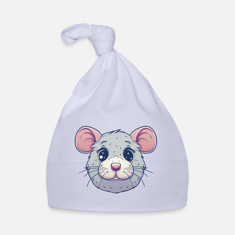 Mouse Mice Rodent Organic Baby Cap