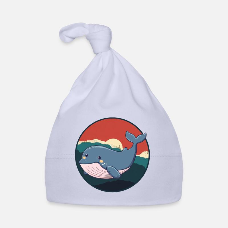 Wal Meeresleben Baby Bio-Mütze