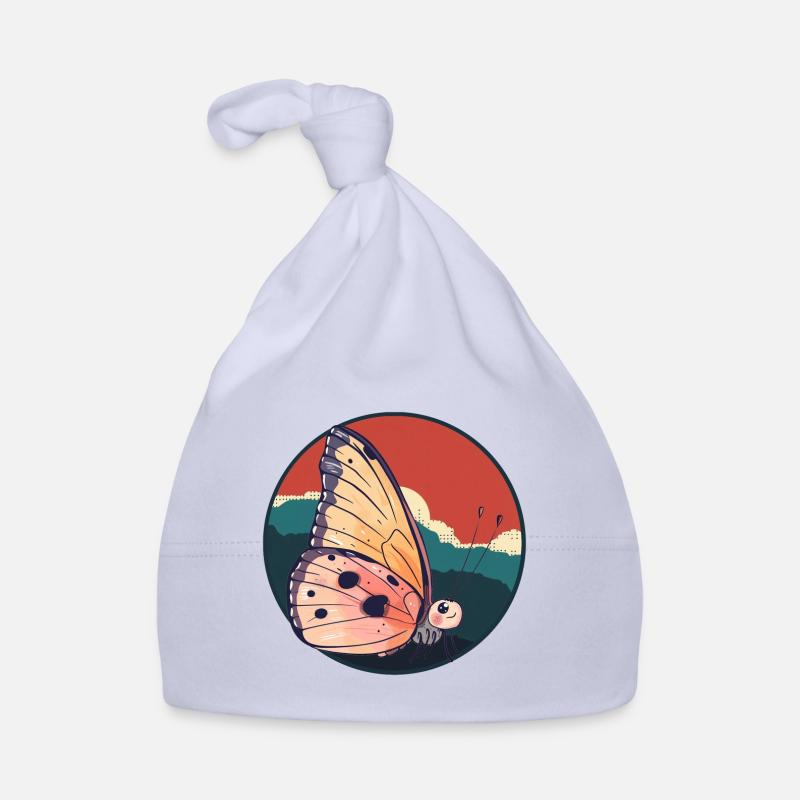 Butterfly Forest Summer Organic Baby Cap