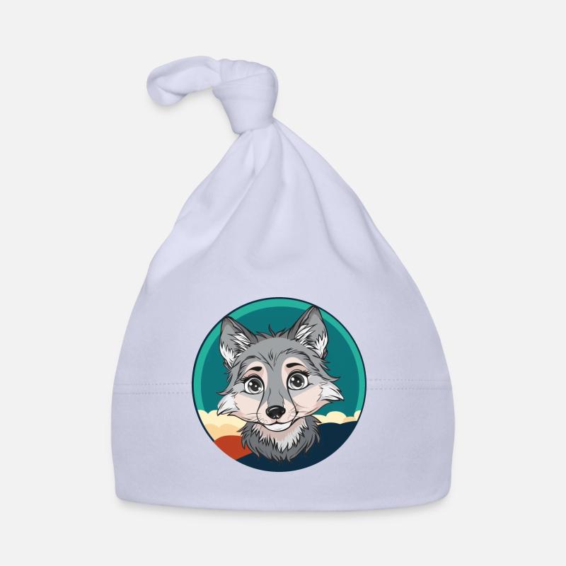 Wolf Wisdom Husky Organic Baby Cap