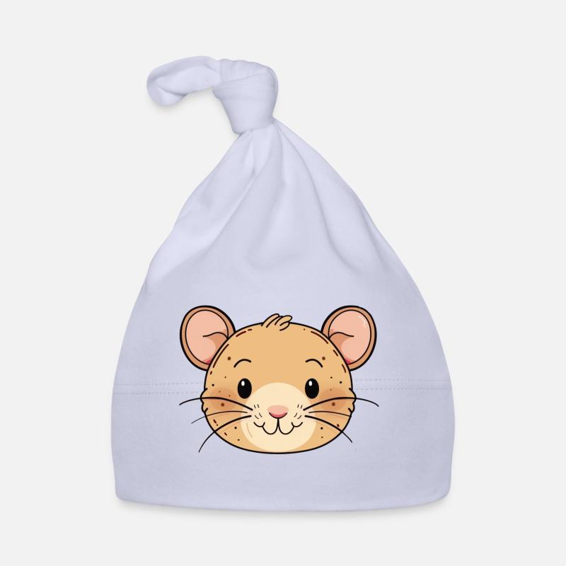 Mäuschen Maus Baby Bio-Mütze
