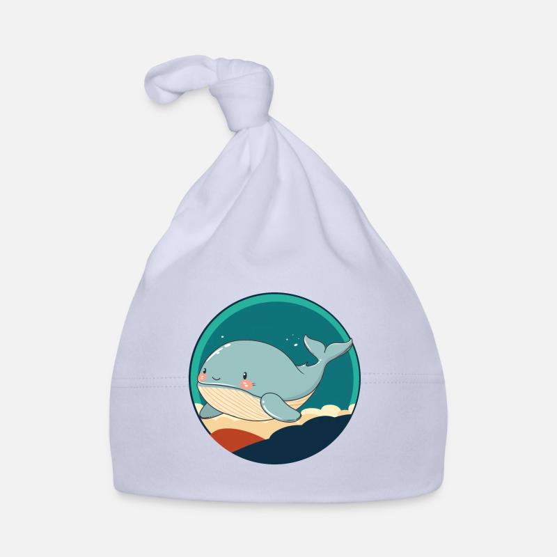 Meeresleben Wal Baby Bio-Mütze