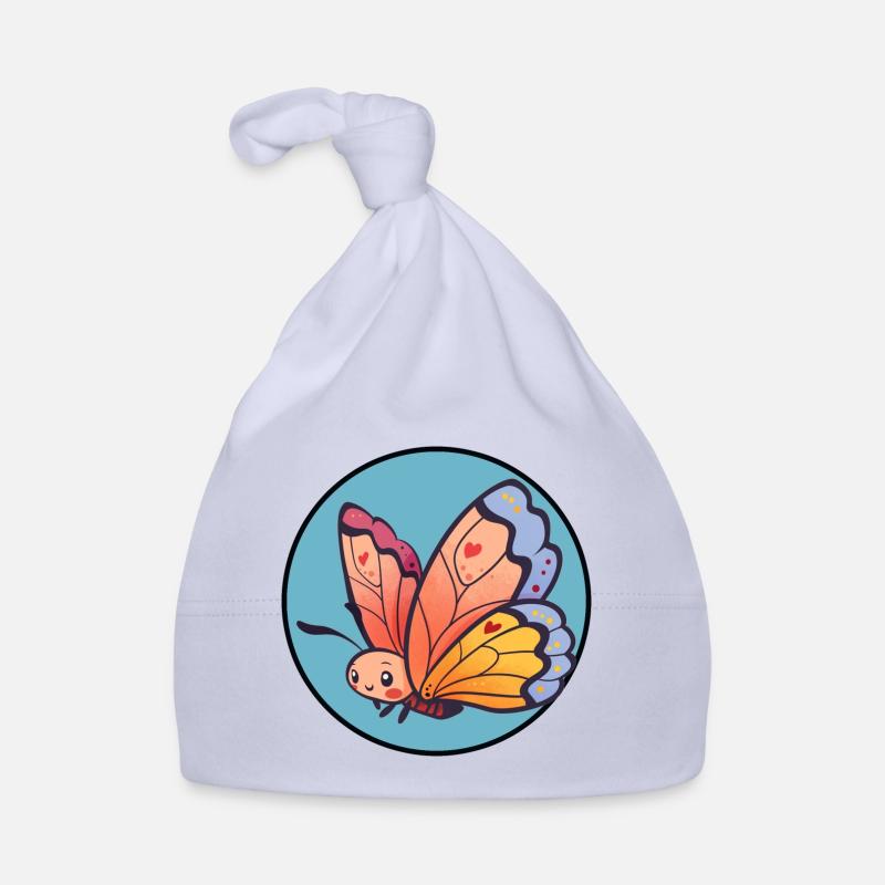 Butterfly Animals Organic Baby Cap