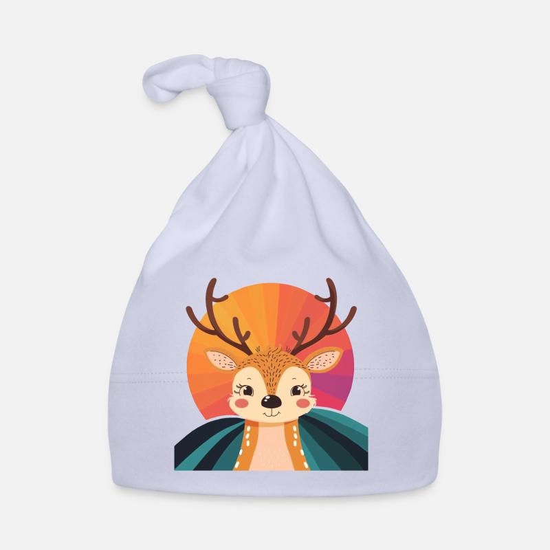 Hirsch Waldbewohner Baby Bio-Mütze