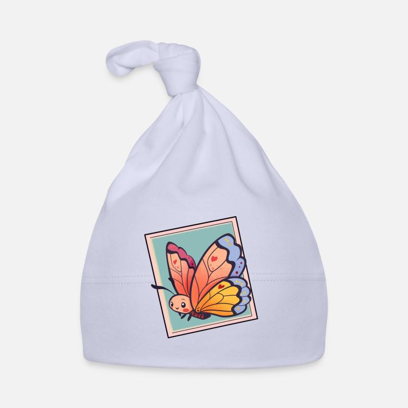 Schmetterling Schmetterlinge Baby Bio-Mütze