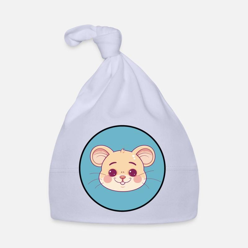 Mäuschen Maus Mäusezähnchen Baby Bio-Mütze