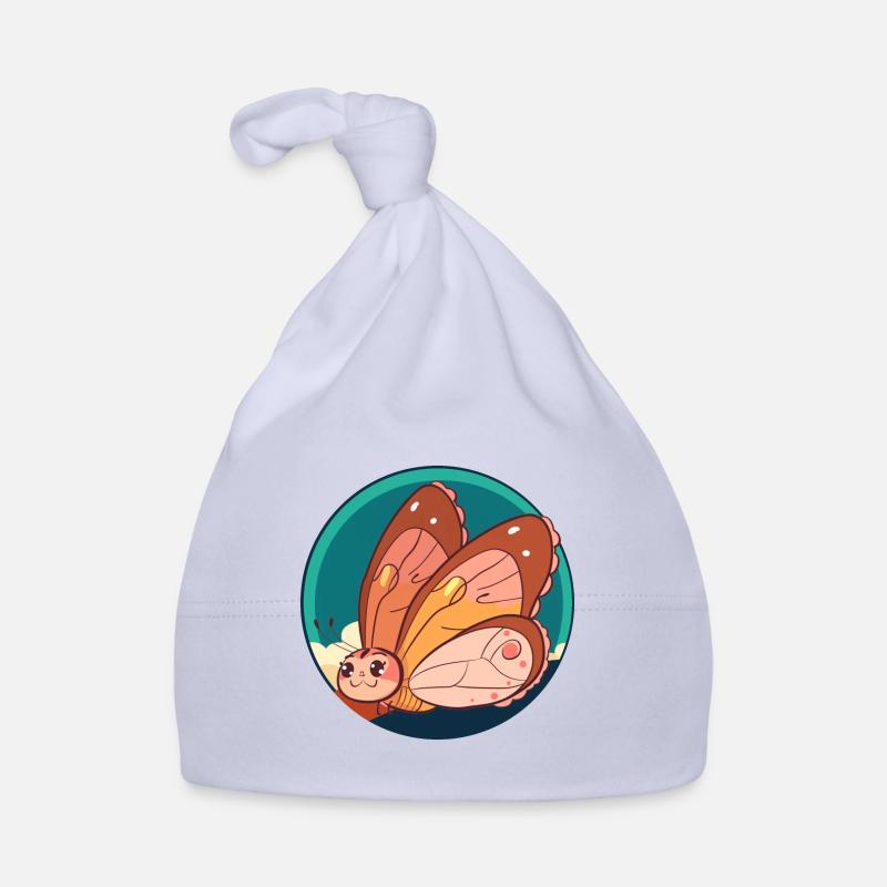 Forêt de papillons Bonnet bio Bébé