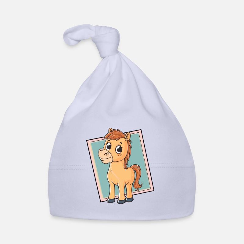 Pferd Hufe Baby Bio-Mütze