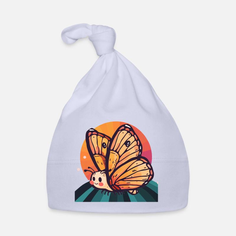 Schmetterling Tier A Baby Bio-Mütze