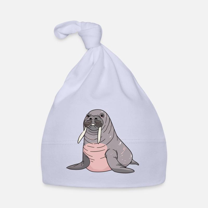 Walrus Sea Creatures Sea Creatures Organic Baby Cap