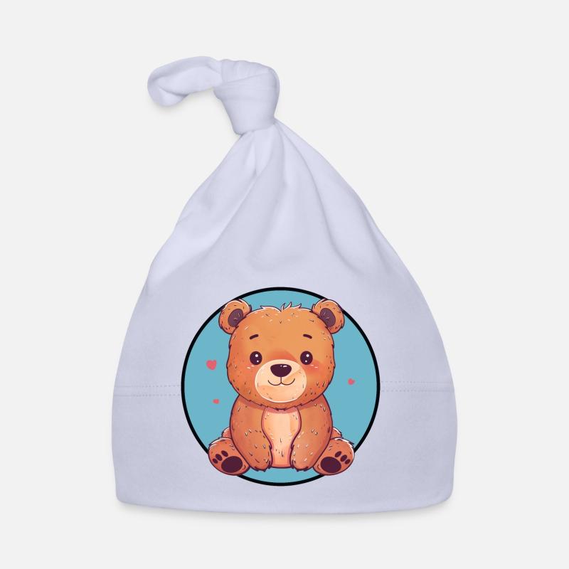 Baer Teddybär Waldbewohner Baby Bio-Mütze