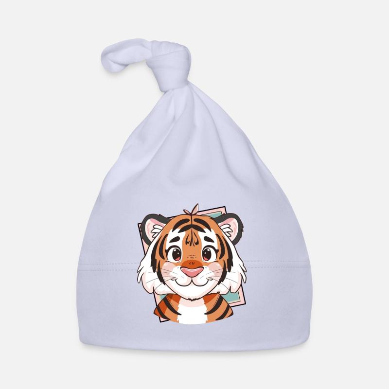 Tiger Wolf Leopard Baby Bio-Mütze