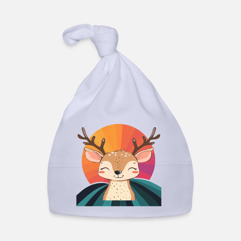 Deer Deer Forest Dweller Organic Baby Cap