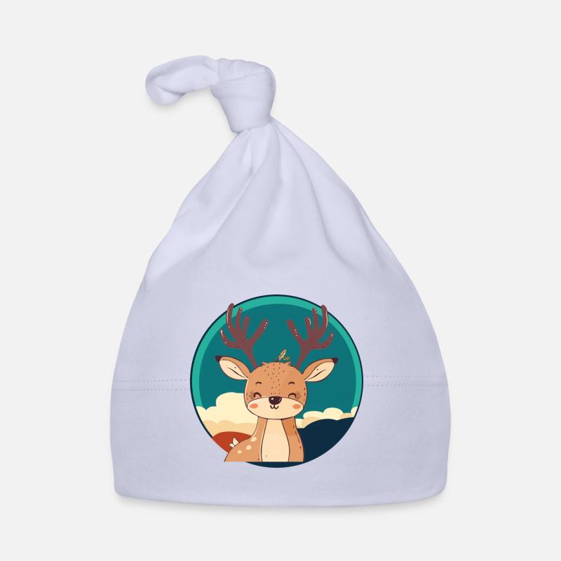 Hirschgeweih Hirschjagd Baby Bio-Mütze