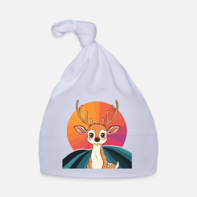 Hirsch Hirschjagd Baby Bio-Mütze