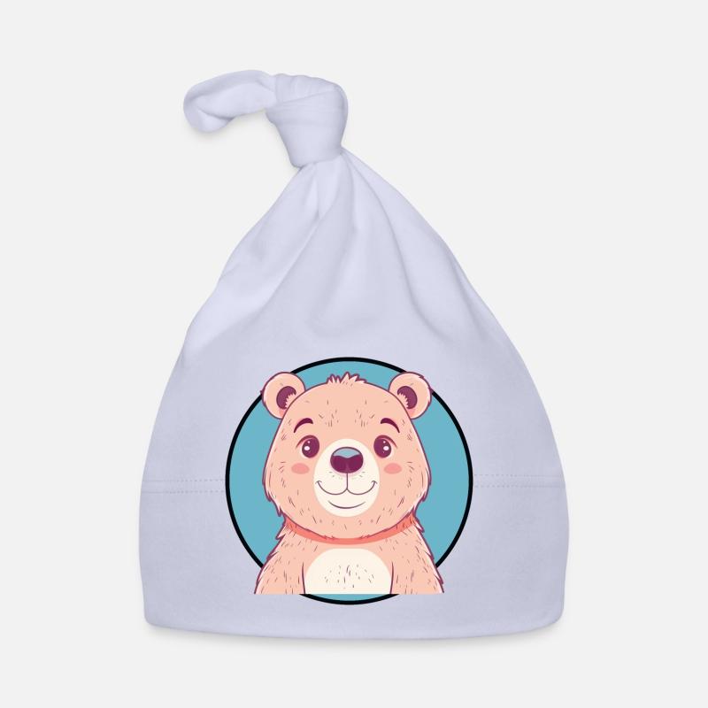 Baer Teddy Bear Organic Baby Cap