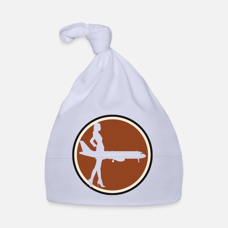 Flight Attendant Flight Traffic Flight Attendant Organic Baby Cap