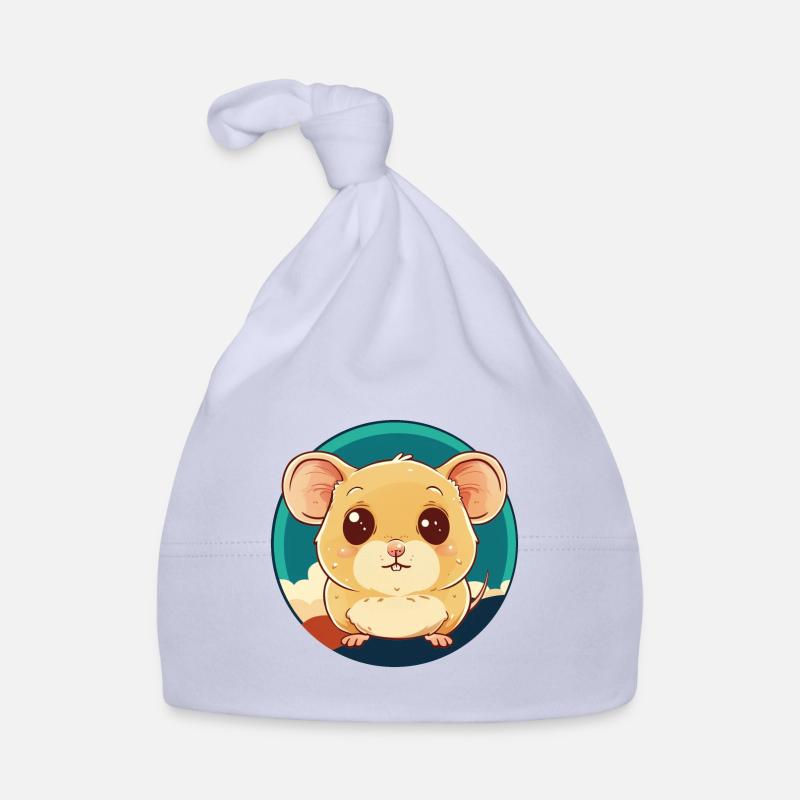 Mouse, Mouse Teeth, Rodent Organic Baby Cap