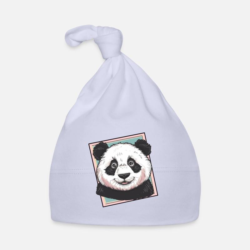 Panda Pandabär Baby Bio-Mütze