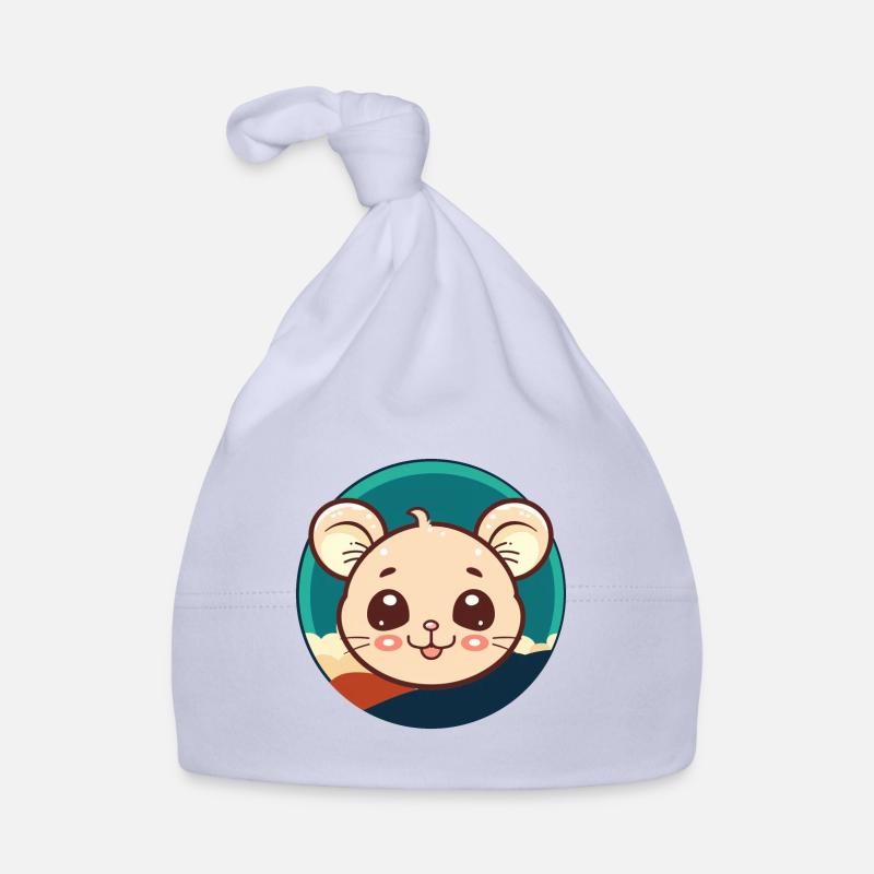 Mouse Mouse Organic Baby Cap
