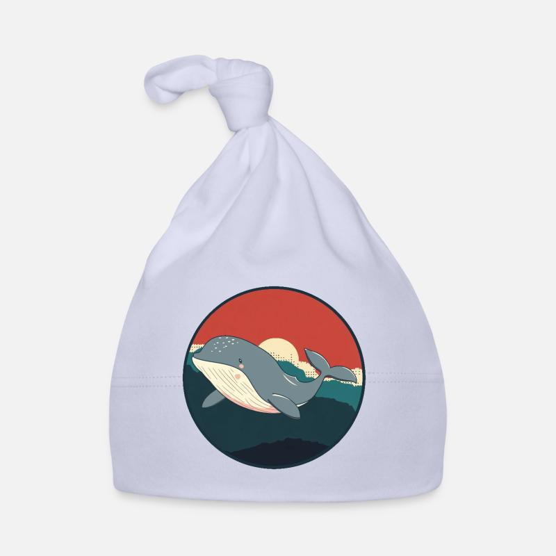Wal Flosse Baby Bio-Mütze