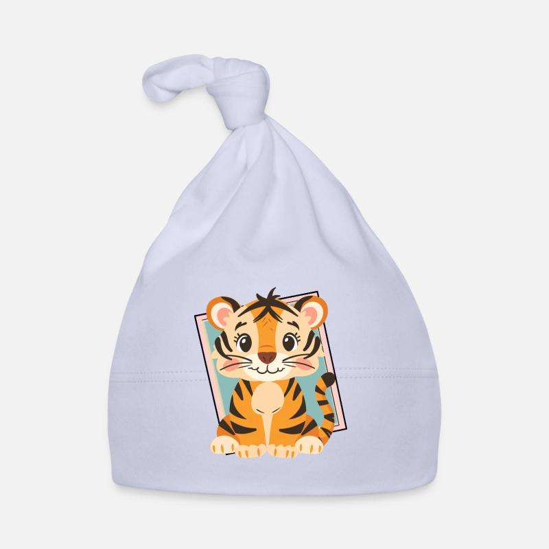 Tiger Cats Wolf Organic Baby Cap