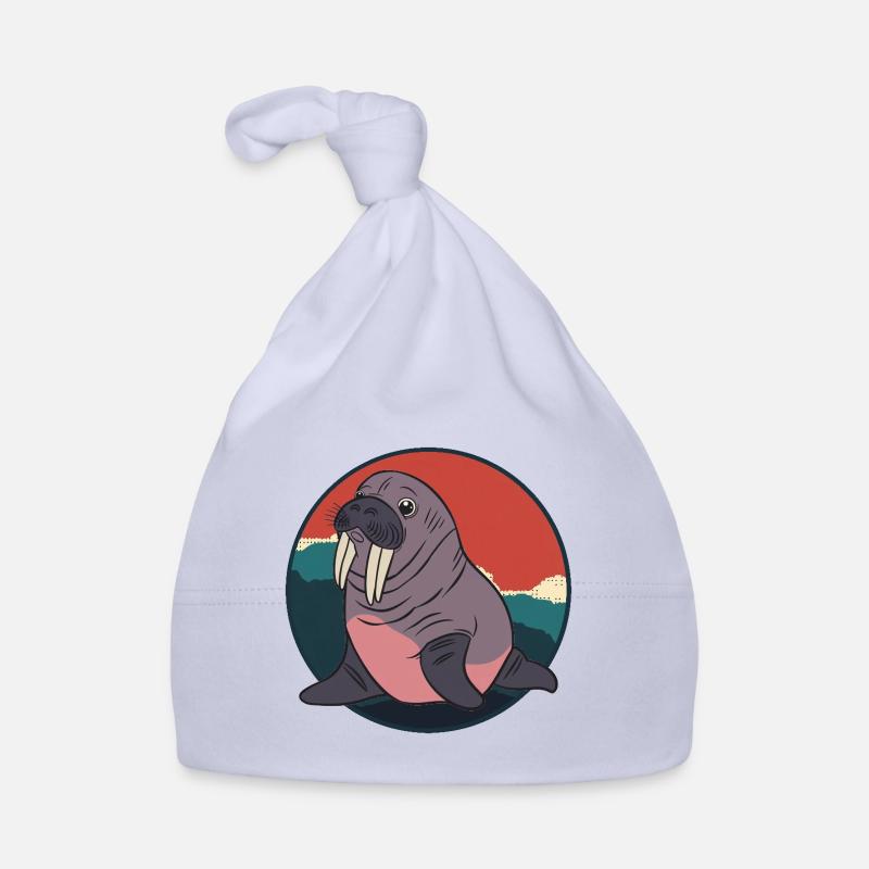 Seelöwe Walross Baby Bio-Mütze