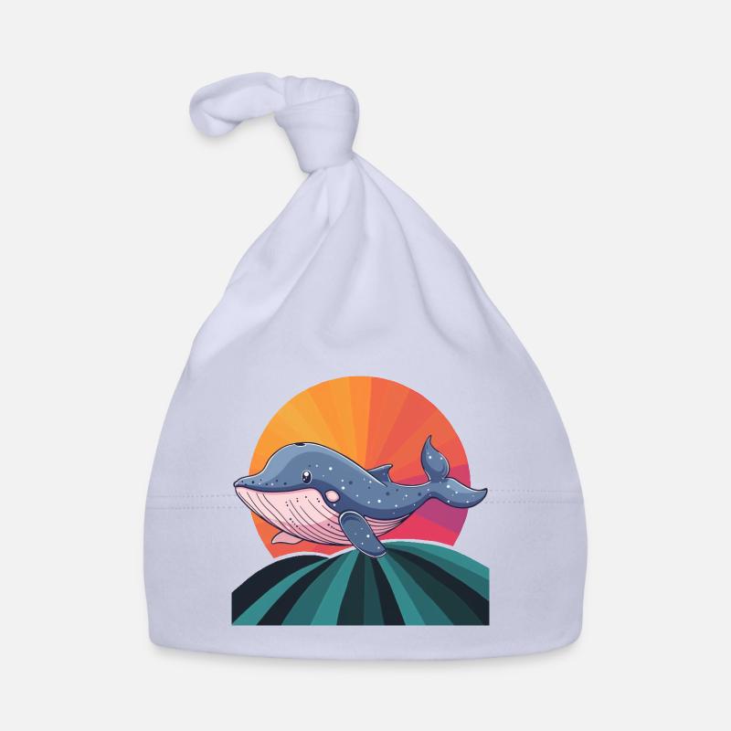 Baleines Baleines Bonnet bio Bébé