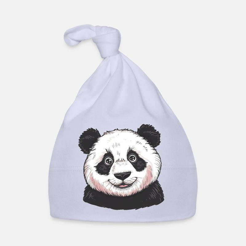 Panda Ours en peluche Bonnet bio Bébé