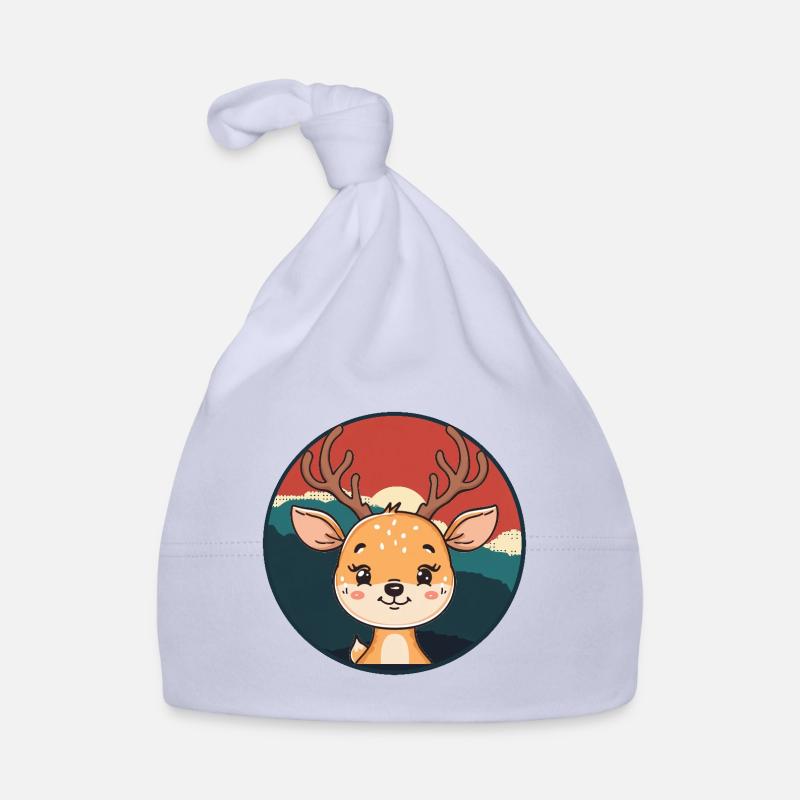 Hirsch Waldbewohner Hirschjagd Baby Bio-Mütze