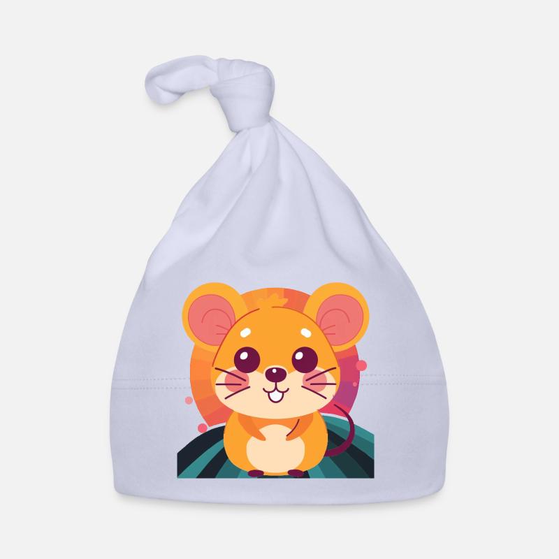 Mouse Mouse Cheese Organic Baby Cap