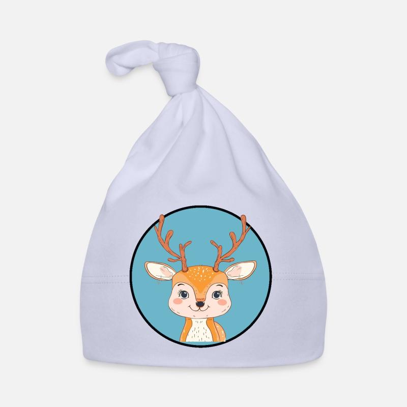 Hirsch Rehkitz Reh Baby Bio-Mütze