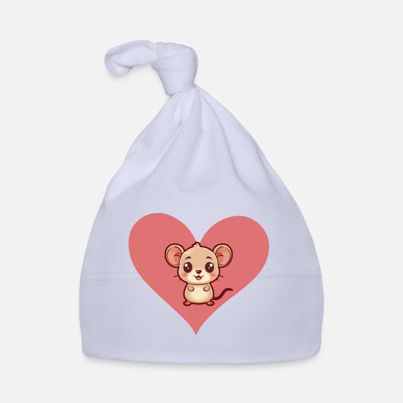 Mäuse Nagetier Mäuschen Baby Bio-Mütze