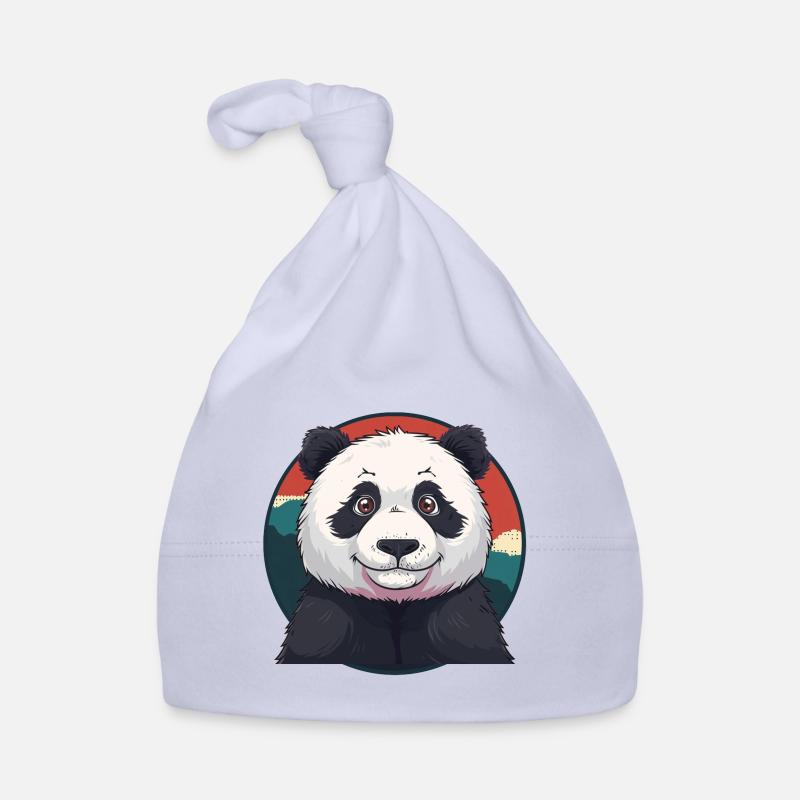 Panda Panda Bear Organic Baby Cap