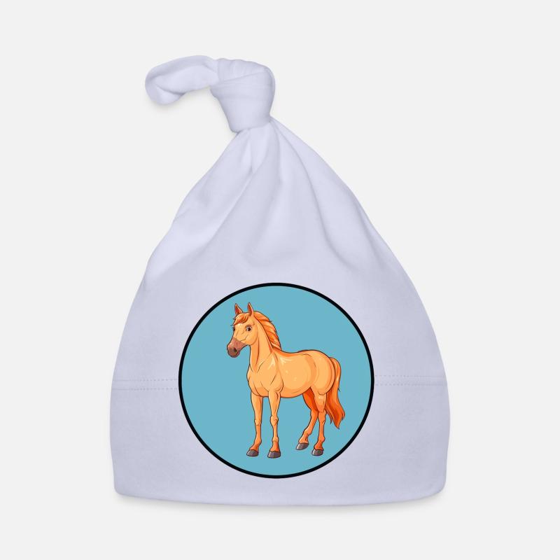Pferd Reiter Baby Bio-Mütze