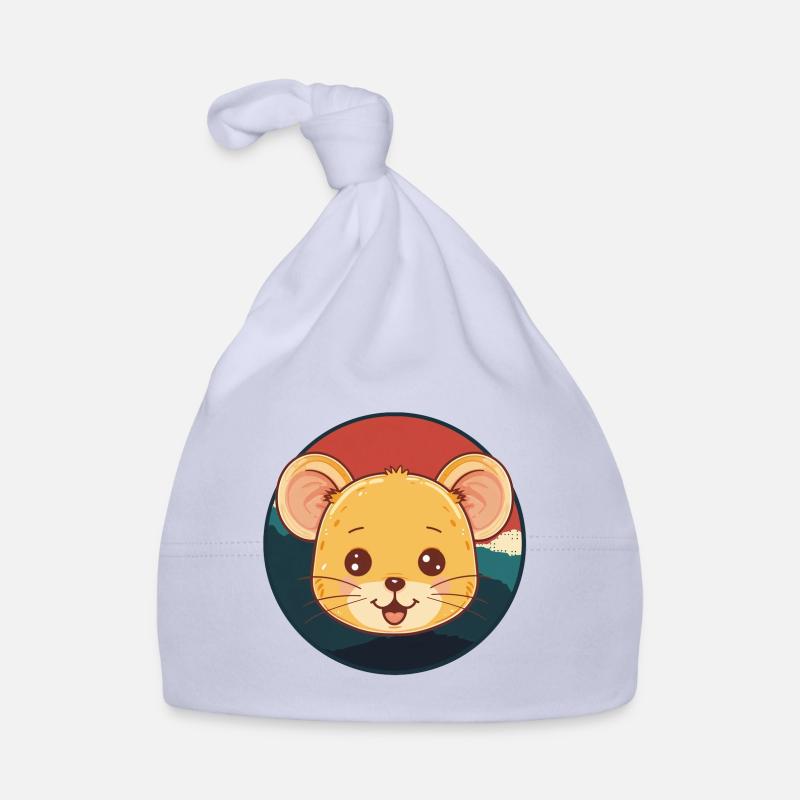 Mouse Mouse Rodent Organic Baby Cap