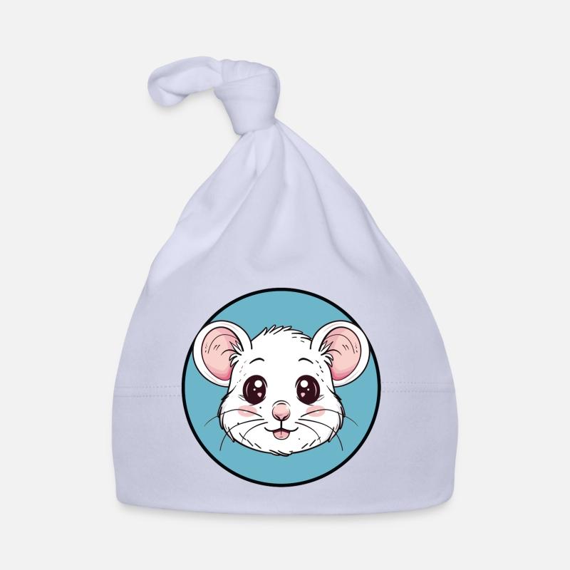 Mouse Mice Organic Baby Cap