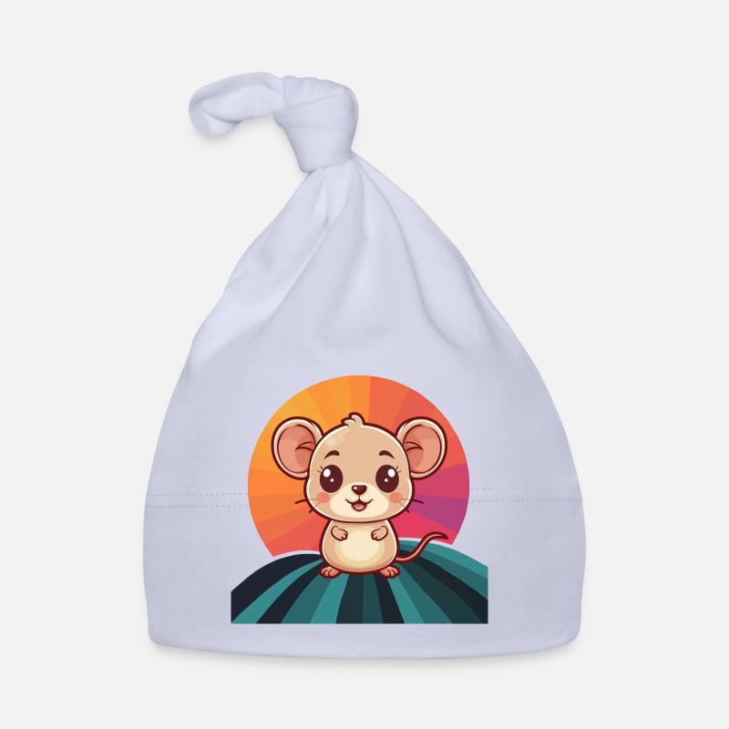 Mouse Cheese Mouse Organic Baby Cap
