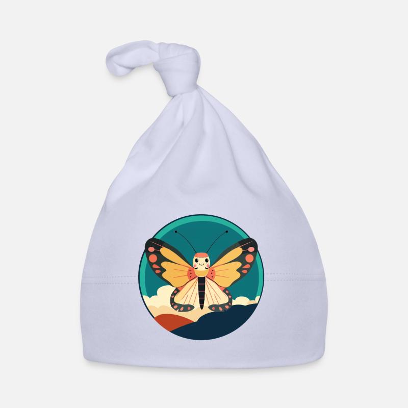 Butterfly Summer Organic Baby Cap