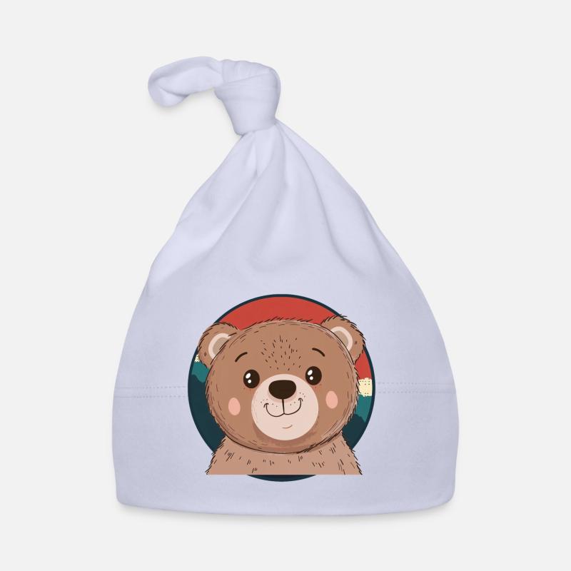 Baer Waldtier Teddybär Baby Bio-Mütze